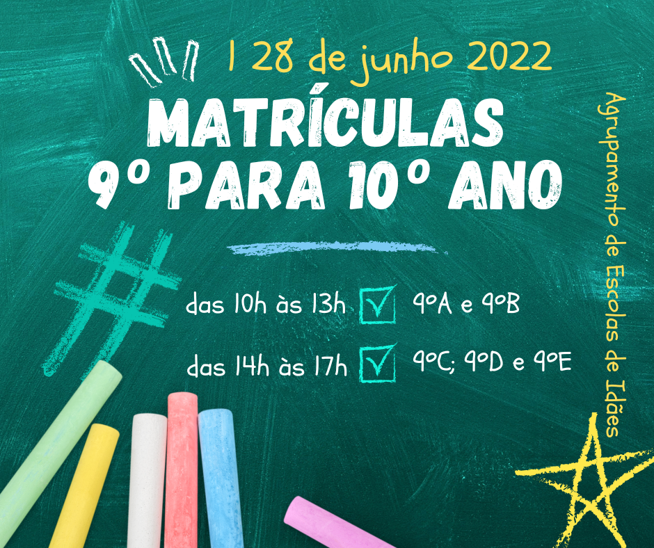 Matrículas 9º Ano